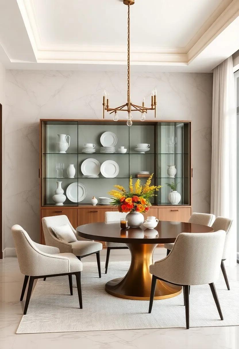 Display a curated collection⁣ of fine china or ⁣glassware in a ⁢sleek cabinet for both‌ function‌ and ‌style