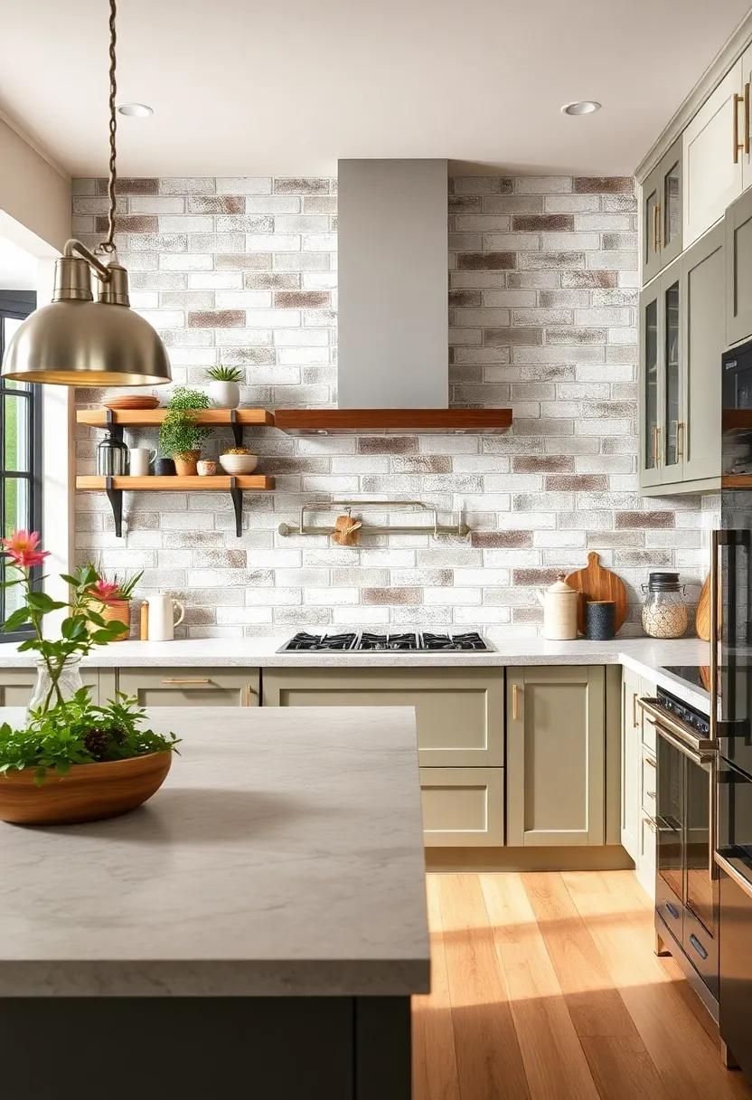 Brick Effect Tiles: for a rustic touch, ⁣consider brick effect tiles that ⁢mimic the appearance of⁤ exposed ⁣brick, ⁤adding depth and character to ⁤your ‍kitchen