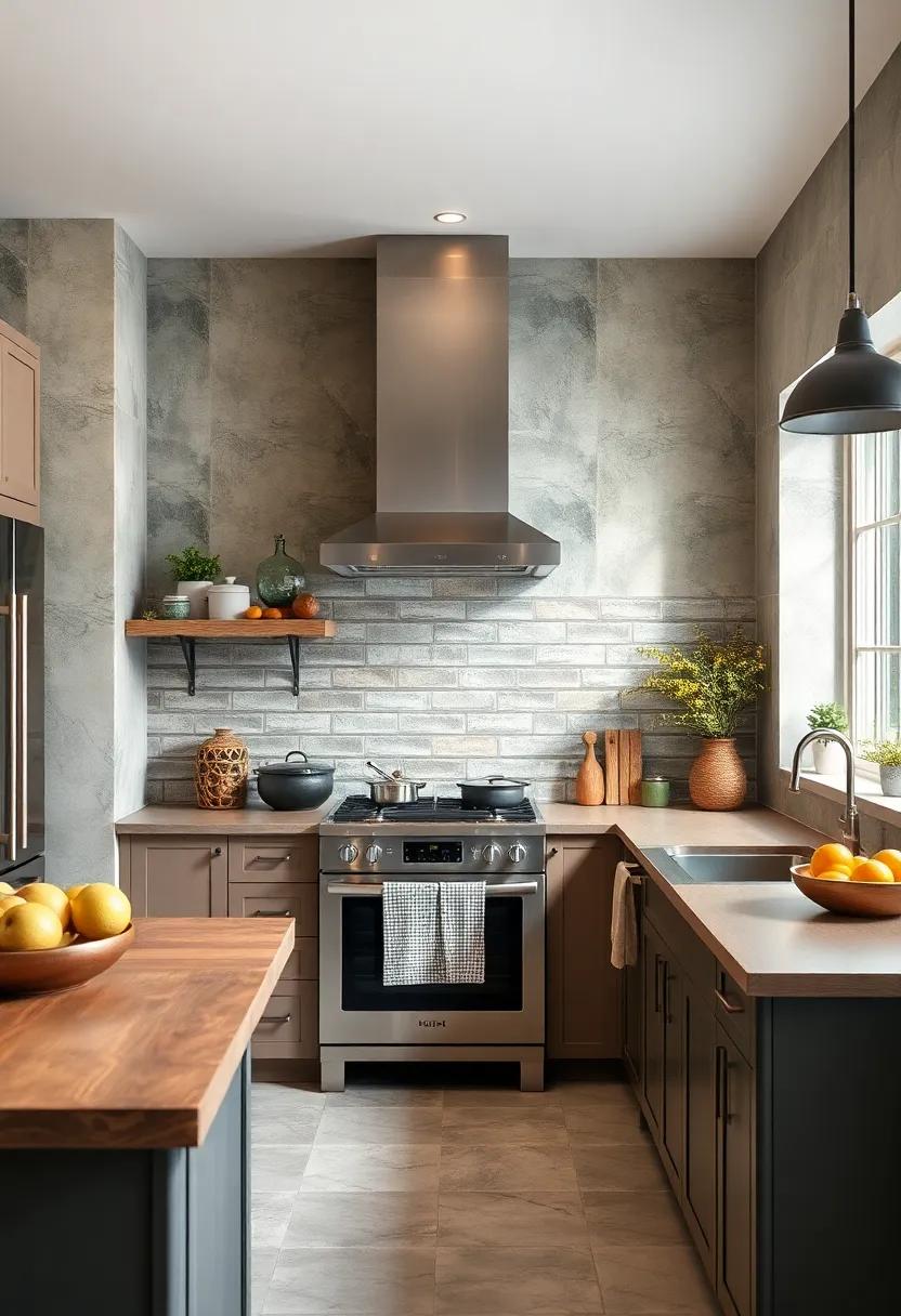 Galvanized Metal​ Look:‍ Emulate⁢ the ⁤industrial farmhouse ‌aesthetic with ​tiles that resemble galvanized metal, adding an edgy ‌yet charming touch