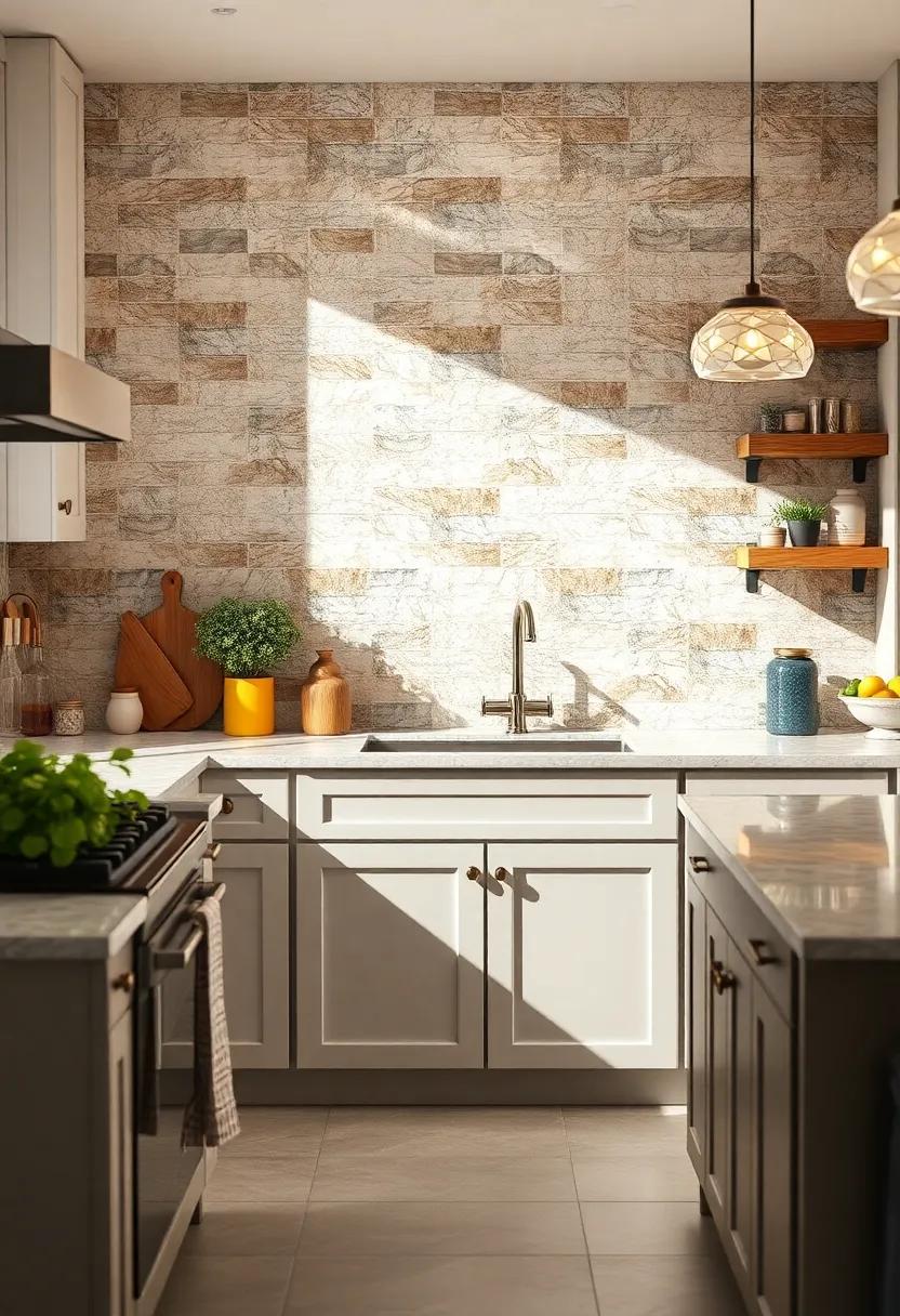 Layered Patterns: ⁣Layer different ⁤tile patterns ⁢for a rich, textured look that offers depth ⁤and makes‍ your kitchen feel​ more ⁣inviting