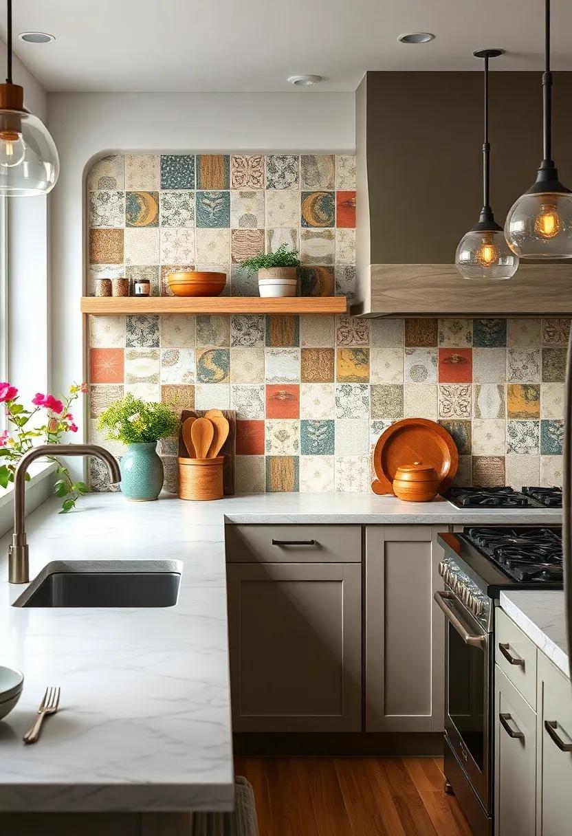 Patchwork Designs: Embrace eclectic charm with patchwork ​tiles, mixing ​and matching different‍ patterns for a ⁤cozy yet stylish ‌backsplash