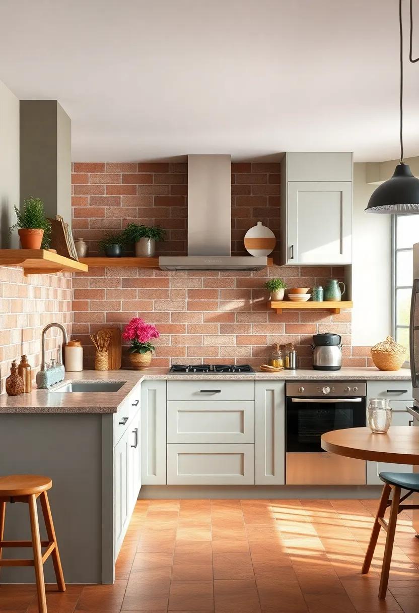 rustic Terracotta: Embrace an‌ earthy​ vibe with rustic terracotta tiles, ⁤perfect for​ bringing ⁤warmth​ and charm ‌to ⁢your kitchen while complementing wooden accents