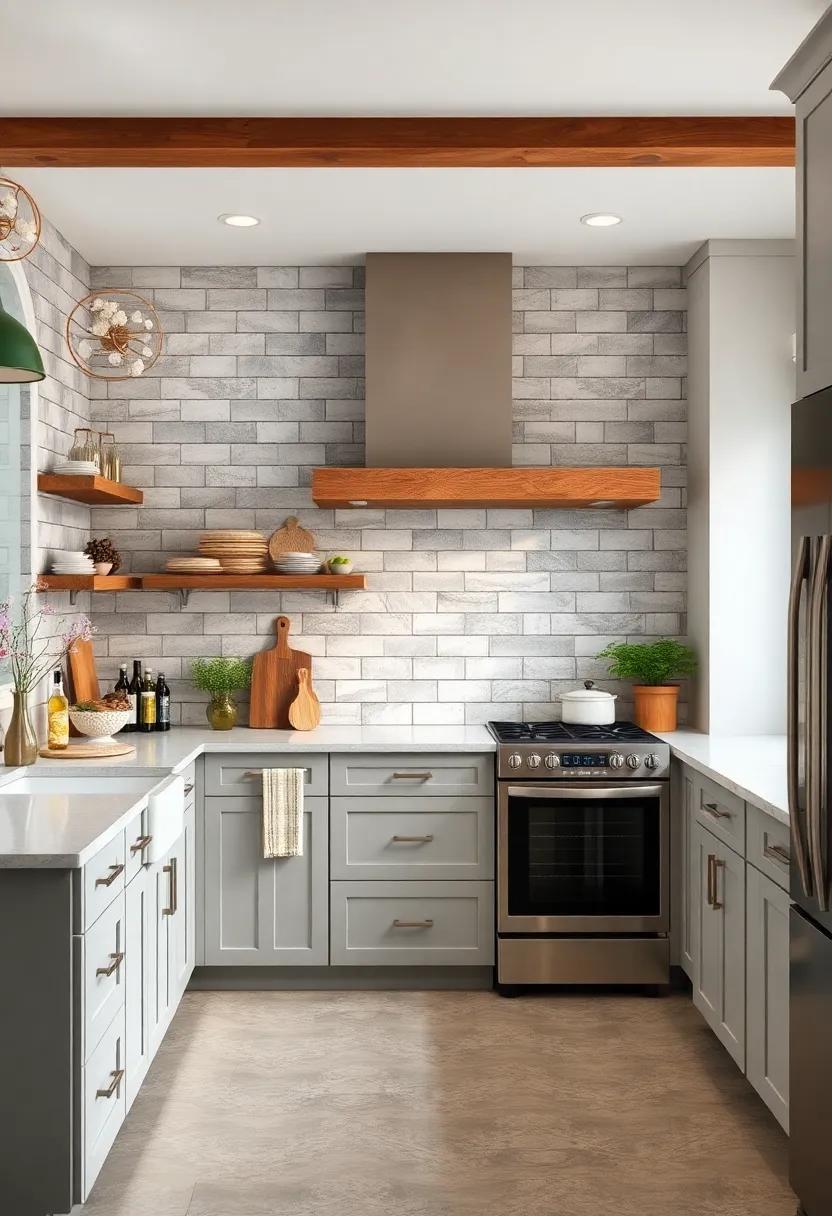 Shiplap⁤ Inspired ⁣Tiles: ‍Capture the essence ⁣of ⁢farmhouse design⁣ with‌ shiplap-style tiles,⁢ offering both⁤ a ‌classic look⁣ and modern functionality ‍in your kitchen