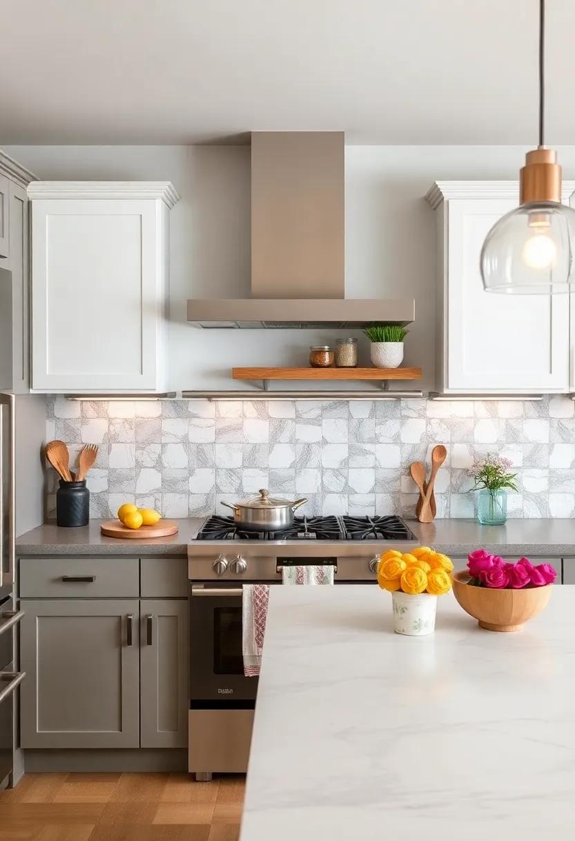 Simple Borders: ⁢Use⁤ simple tile borders‌ to⁢ define ⁤your backsplash‌ area, offering ‌a polished finish that enhances the ⁣overall design