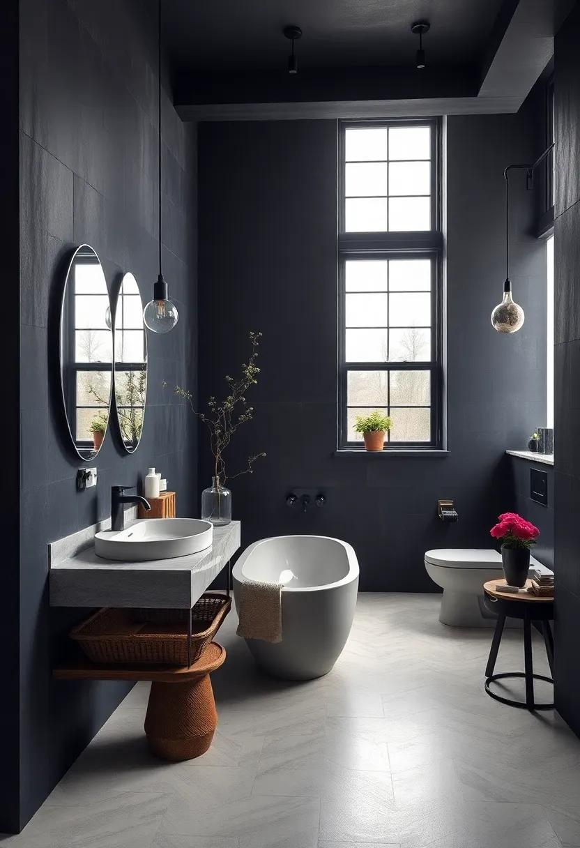 The Power of⁣ contrast: Pair⁢ dark walls with light-colored flooring to maintain balance, grounding the design with a necessary ‍sense of proportion and space