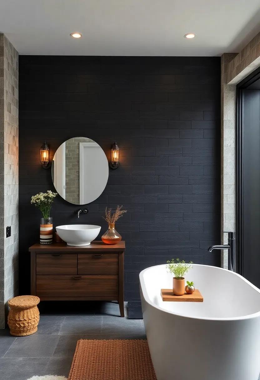 Statement ⁣Wall: create a striking feature wall with dark shiplap or paneling, imparting⁢ texture and depth ⁣that draws attention and initiates conversation