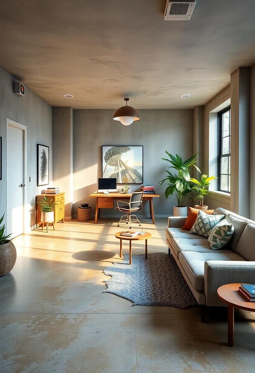 Artistic‌ Flooring:​ Explore ​the world of stamped or stained concrete to ‍add a personalized touch to your floor. Unique patterns can breathe life into your workspace while still⁢ retaining that polished industrial look