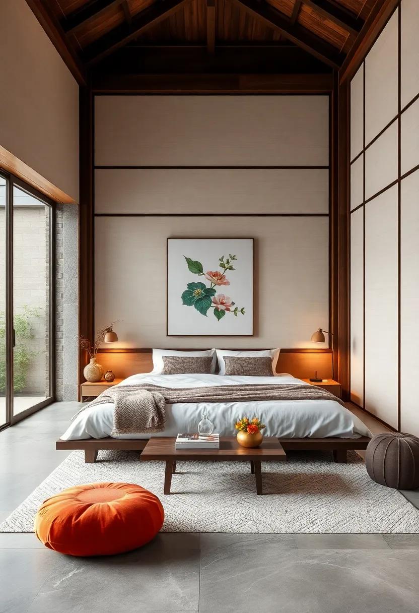 Create a⁢ Low-to-the-ground Layout: Opt for ⁤lower ⁤furniture‍ to foster ⁣a ​more harmonious and ‍grounded feel in the space
