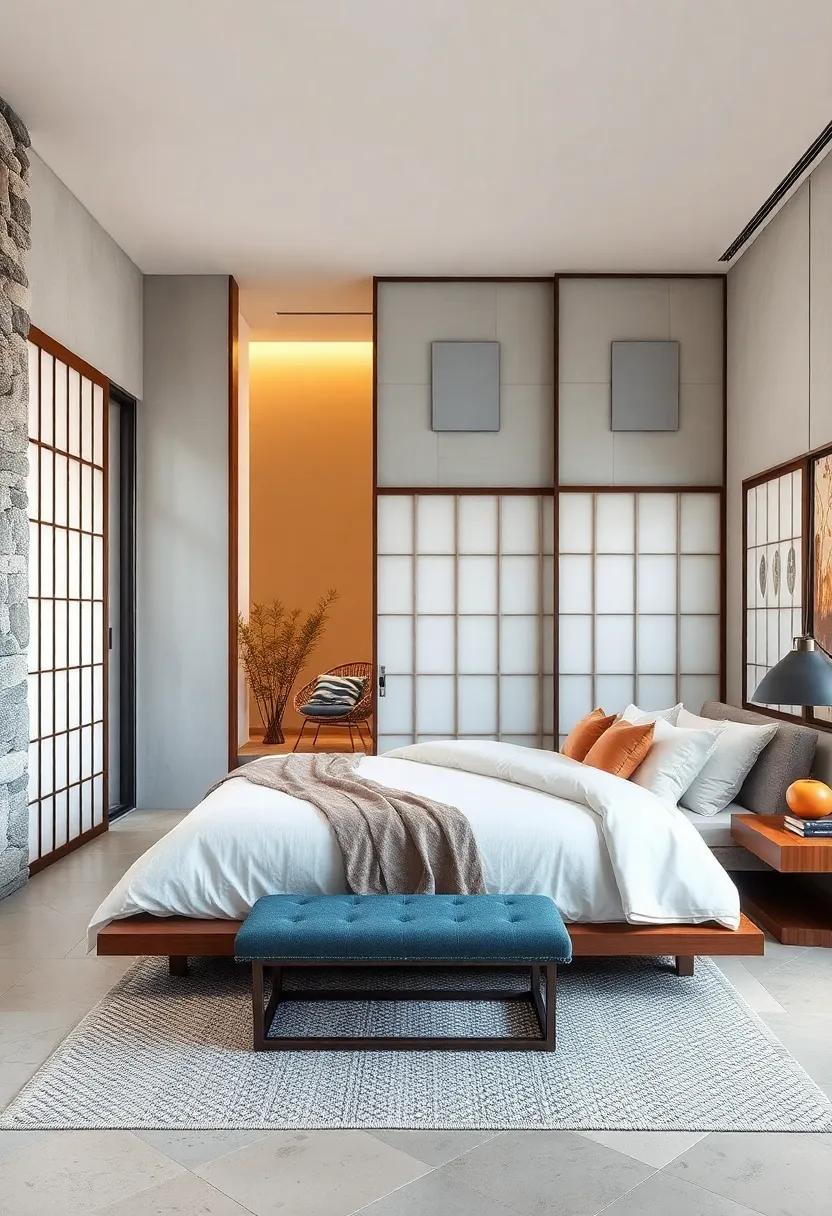 Use Sliding Doors: ⁢Integrate shoji-inspired sliding‍ doors to save space and enhance the traditional‍ Japanese aesthetic