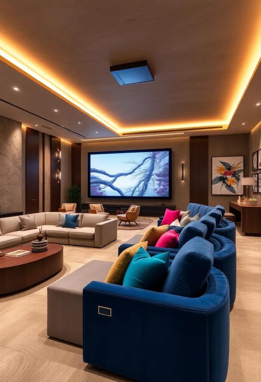 Luxury Home ​Theaters: Create a cinematic experience⁣ at‍ home with plush seating, cutting-edge technology, and soundproofing ⁣for an immersive movie night