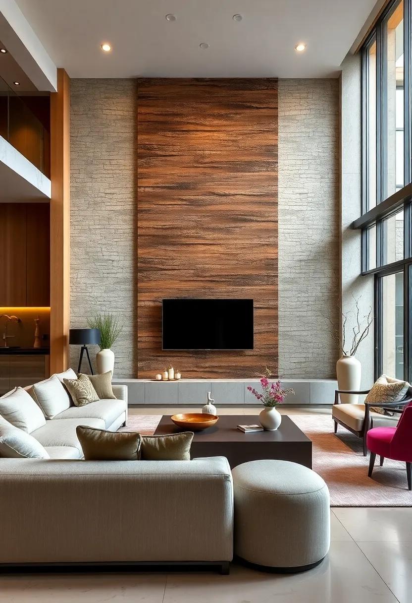 textured accent Walls: Add depth and ‍interest to your decor with materials like reclaimed wood, stone, or dramatic wallpaper ​that tells a story
