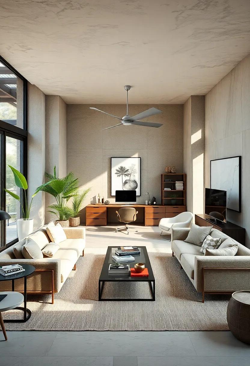 home Office Sanctuaries: Design a dedicated workspace with ergonomic ⁤furniture, ‌inspiring decor, and ⁢ample natural​ light to enhance productivity
