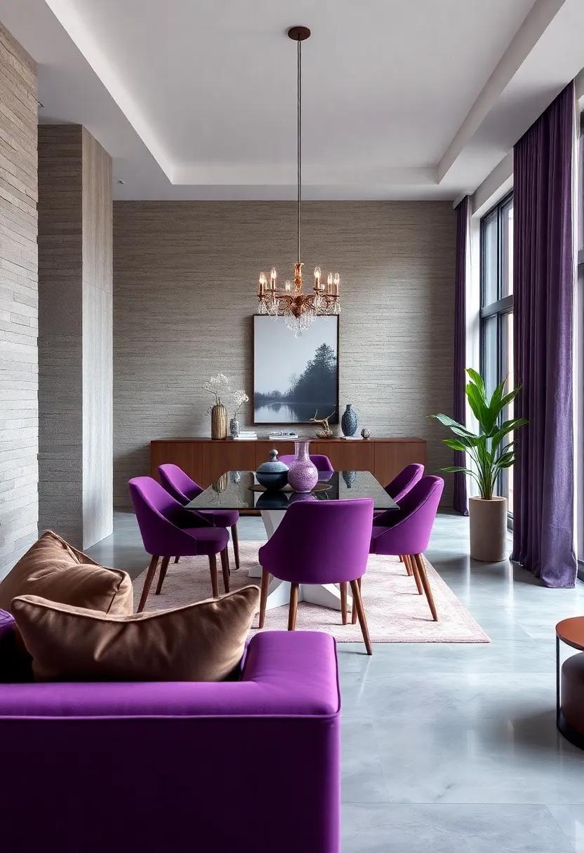 Luxurious Deep Purple Bedspread: Promote restful nights with a sumptuous bedspread‌ that wraps you in warmth and style while⁤ adding ‌a ​regal touch to your bedroom
