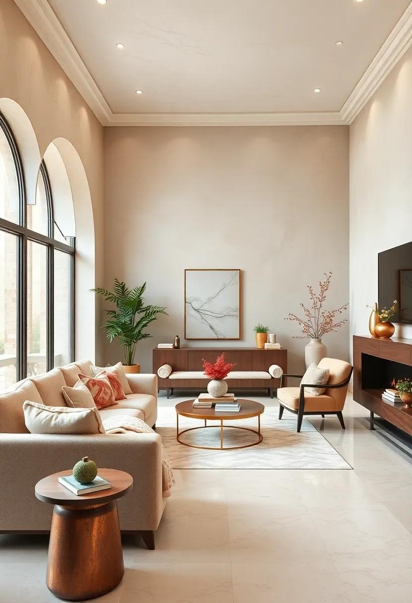 Creamy ‌Beige and Rose ​Gold: Add subtle glamour by​ mixing <a href=