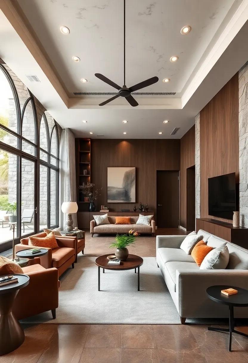 Rich Chocolate and ​Pearl Gray: Evoke cozy​ luxury⁤ by ⁣pairing ‍deep chocolate​ hues​ with‌ soft pearl gray