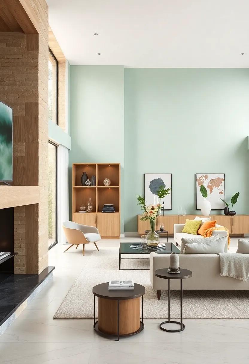 Pale Mint‌ and Light Oak: Invite lightness and freshness ‍by combining pale mint walls‌ with light oak furnishings
