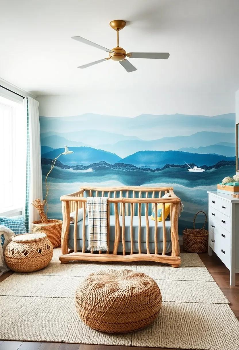 Driftwood Crib: Incorporate a rustic touch with a crib designed from reclaimed‌ driftwood,bringing the essence​ of the shore indoors