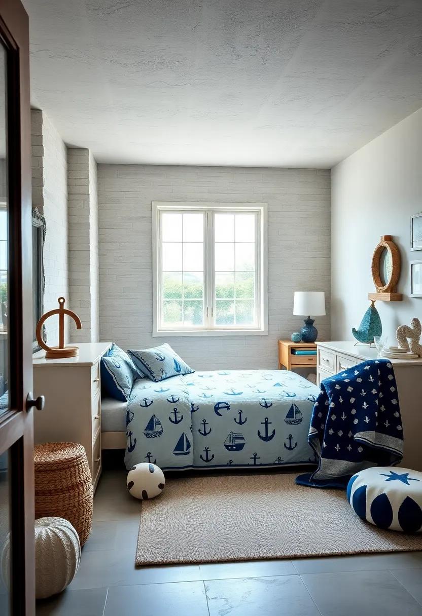 Nautical-themed Bedding: Choose bedding sets adorned with anchors, sailboats, and seashells to wrap your baby in cozy​ maritime ⁤dreams