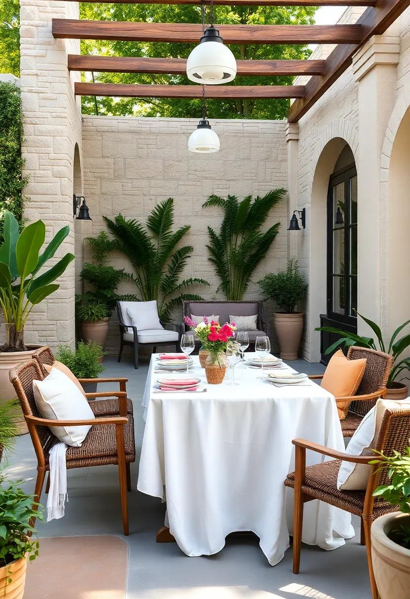 Classic⁤ White‍ Linen: Timeless and ⁤elegant, this pure linen ​tablecloth adds a touch of ⁤sophistication to any outdoor setting