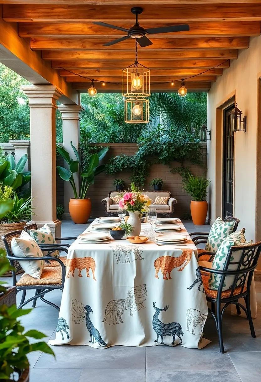 Hand-painted Canvas: ‌opt for artisanal artistry with a​ hand-painted⁤ tablecloth that boasts unique ⁣designs⁢ and⁤ textures