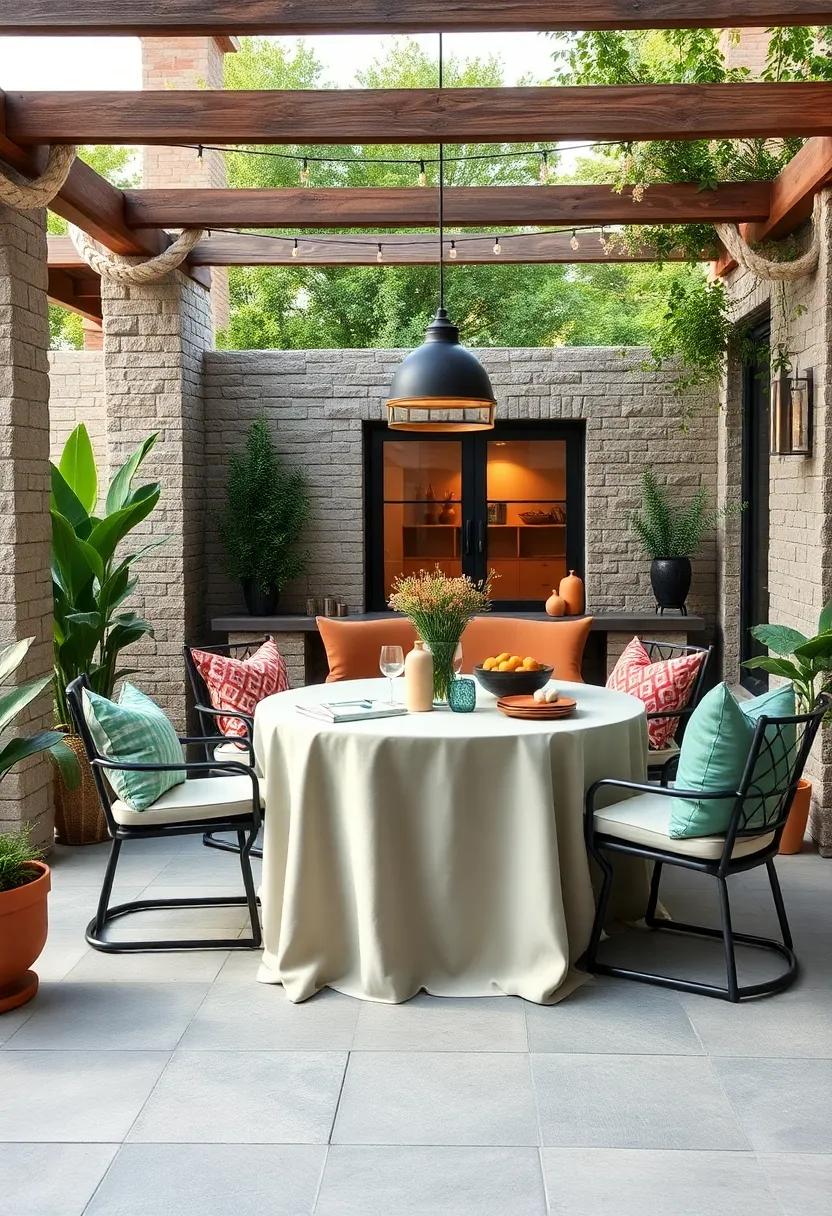 Minimalist‍ Solid Colors: Stick to sleek⁤ simplicity‍ with‍ solid color tablecloths ⁤that effortlessly complement ⁤your outdoor decor