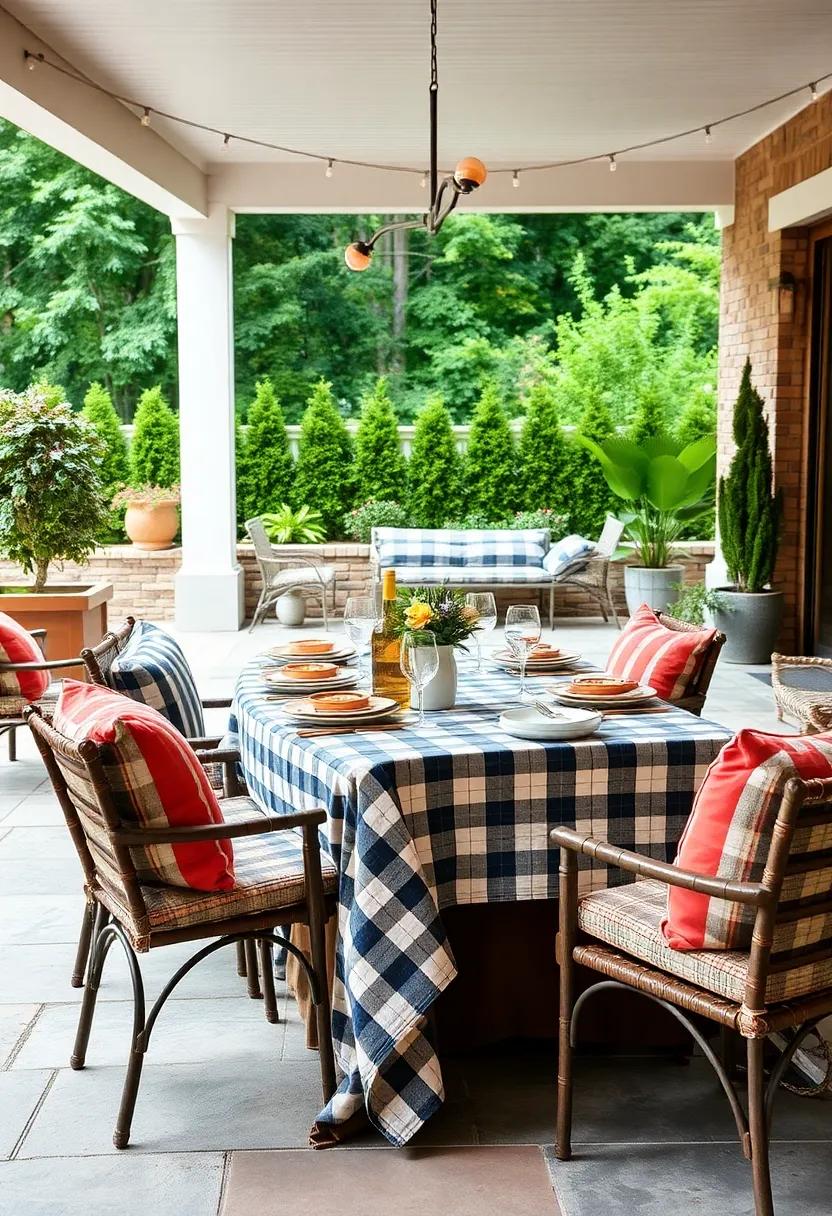 Rustic Plaid: For a‌ cozy feel, ​choose a​ soft plaid tablecloth that reminds you‌ of ⁢evenings by the fire