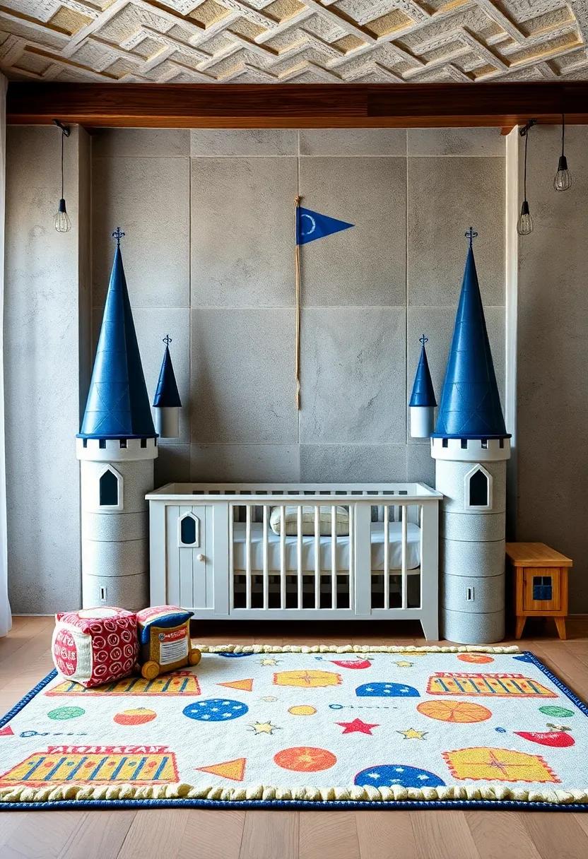 Castle Play‍ Mat: Use a castle-themed play mat for safe and stylish play, encouraging imagination⁣ while protecting little ones