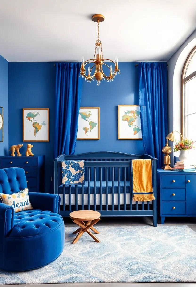 Royal Blue and‌ Gold Color Palette: Embrace the elegance of​ royal blue ‌paired with⁣ gold accents for a timeless, royal ambiance