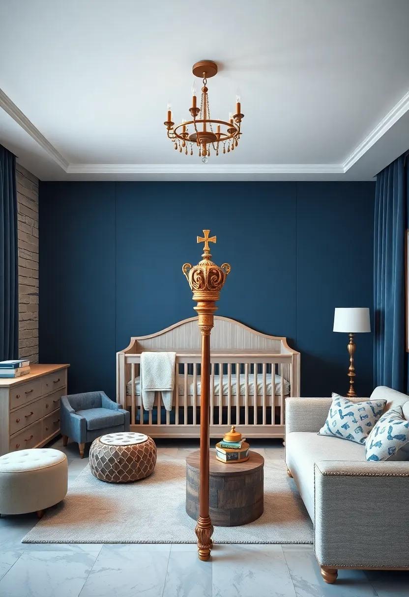 Royal Scepter Décor: Include a ⁤decorative royal scepter, symbolizing authority and charm, to⁢ complement the theme