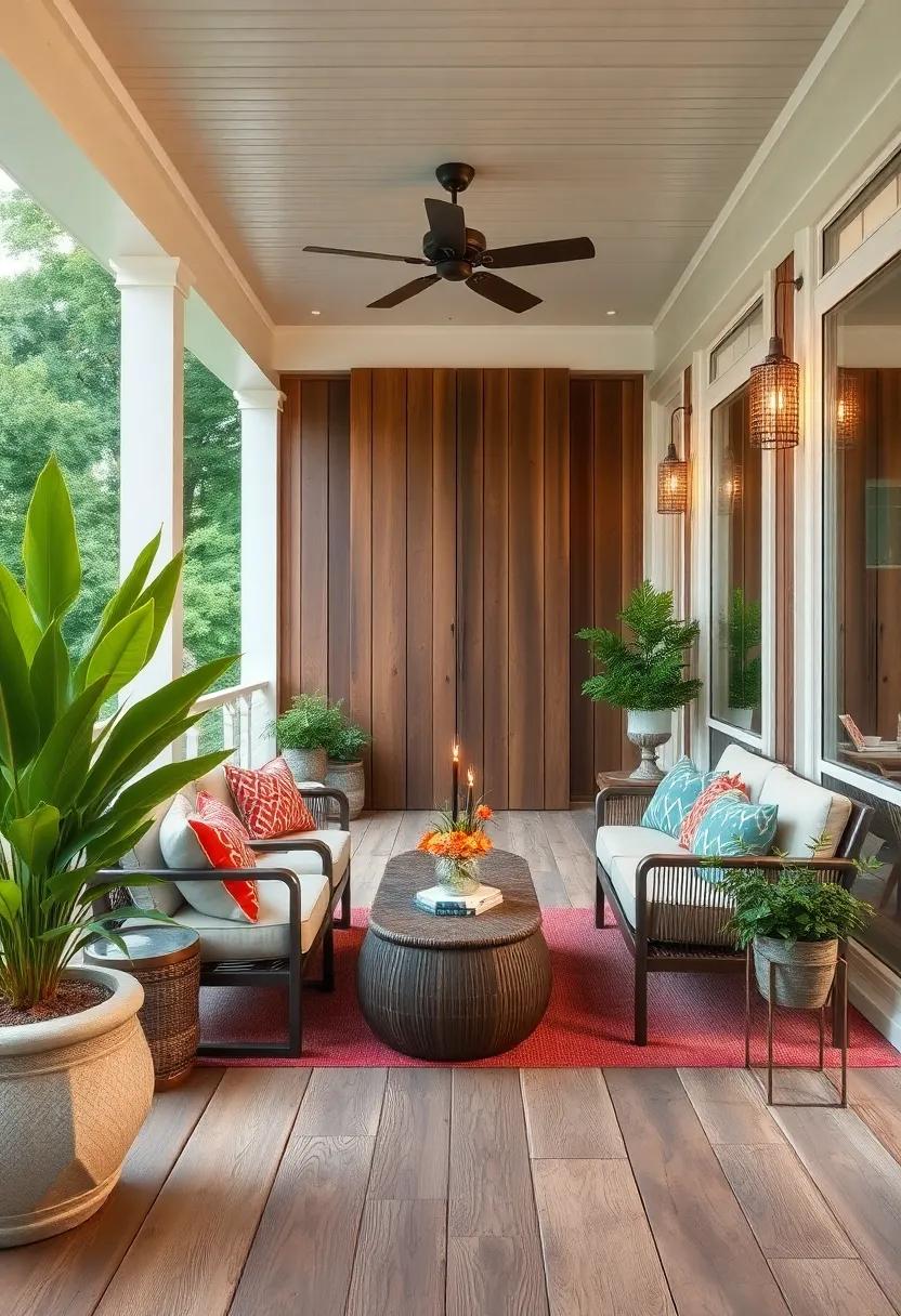 Reclaimed Wood Panels: Embrace sustainability with reclaimed‍ wood, ⁤adding character and history ‌while creating a rustic and charming porch ‌ambiance