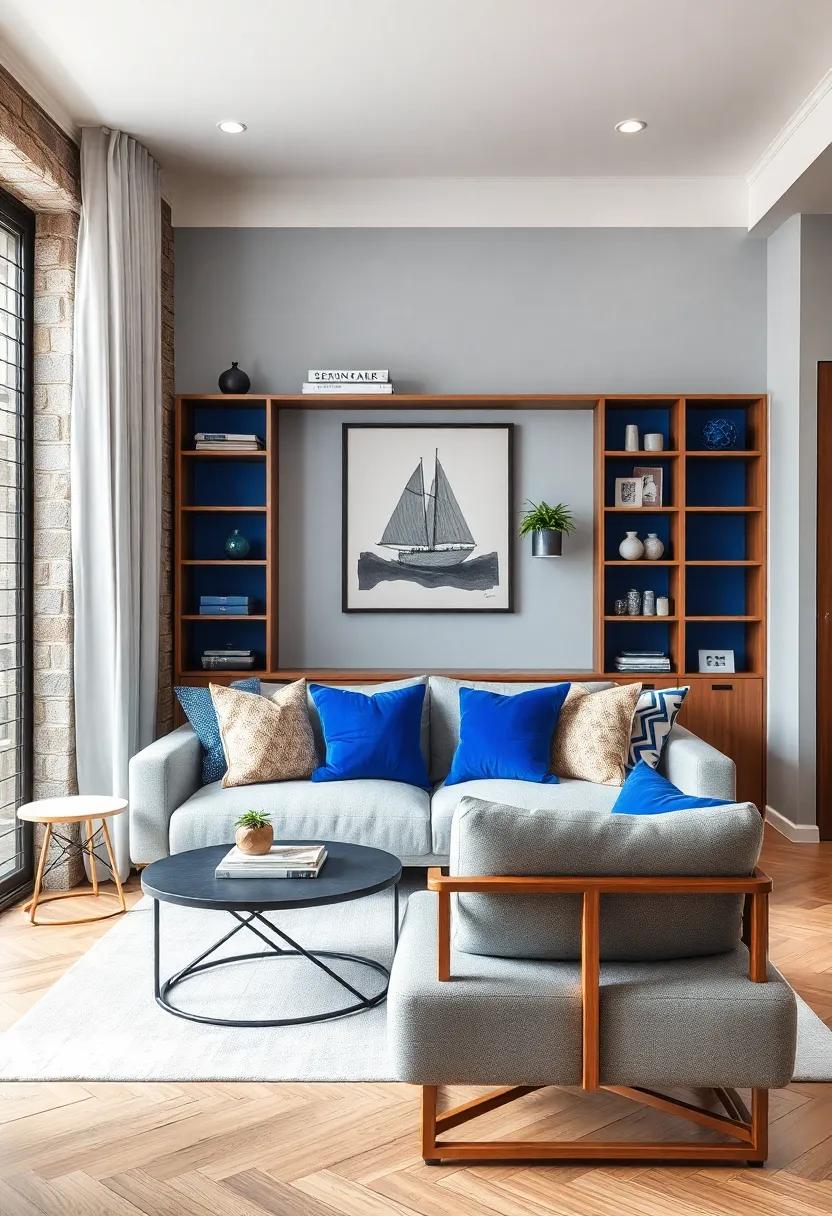 cool mint green cushions and throws refresh a classic white sofa, giving the room a breezy feel