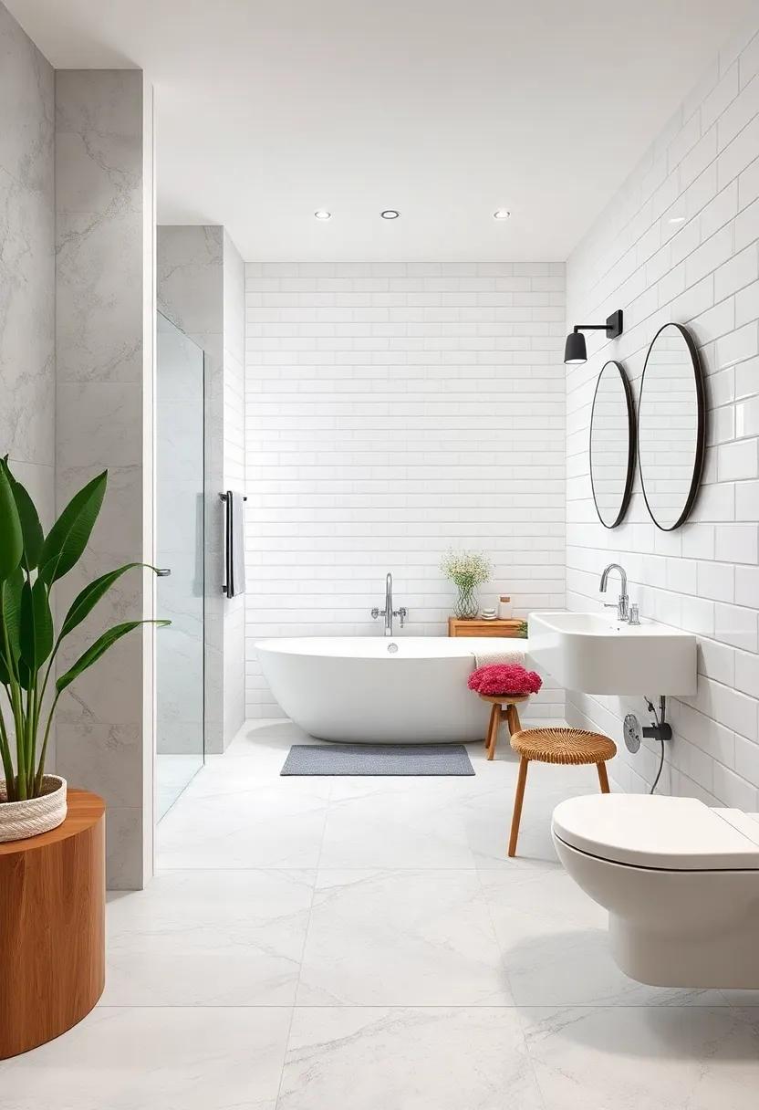Glossy White Subway Tiles⁢ for ⁢Classic Brightness and‌ space Illusion