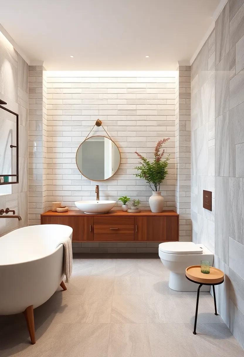 subway ‍Tiles with ‍Contrasting Grout for Modern ⁣Edge