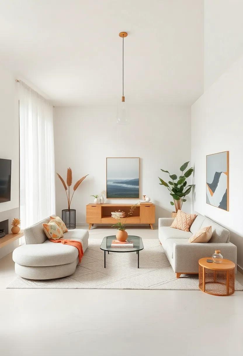 Embrace Neutral Colors:⁣ Choose ⁢a palette of whites, ⁣grays, ​and beiges to ‍create a serene backdrop that ⁤amplifies light and ​space