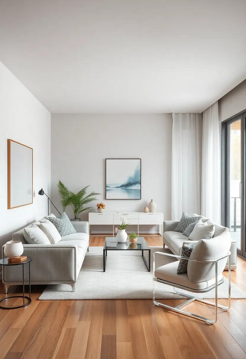 Opt for⁢ Clear or Lucite Furniture: Select transparent​ pieces to create the illusion of more space ⁢while ‌maintaining functionality