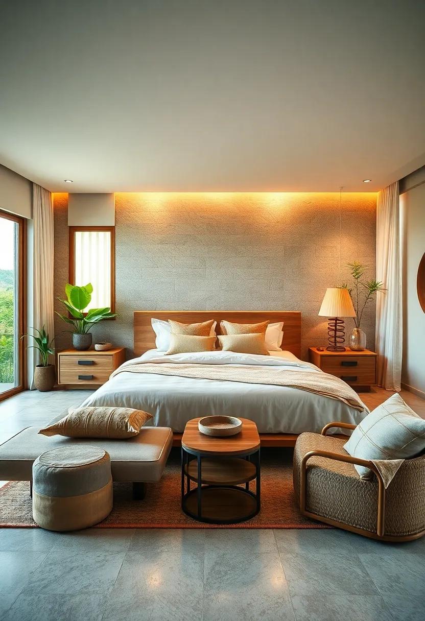 eco-Friendly Elegance: Transform your bedroom with sustainable bamboo decor, highlighting both style ‌and environmental consciousness