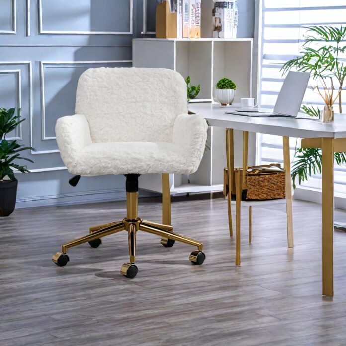Why We Love the ChicFurnit Beige & Golden Office Chair
