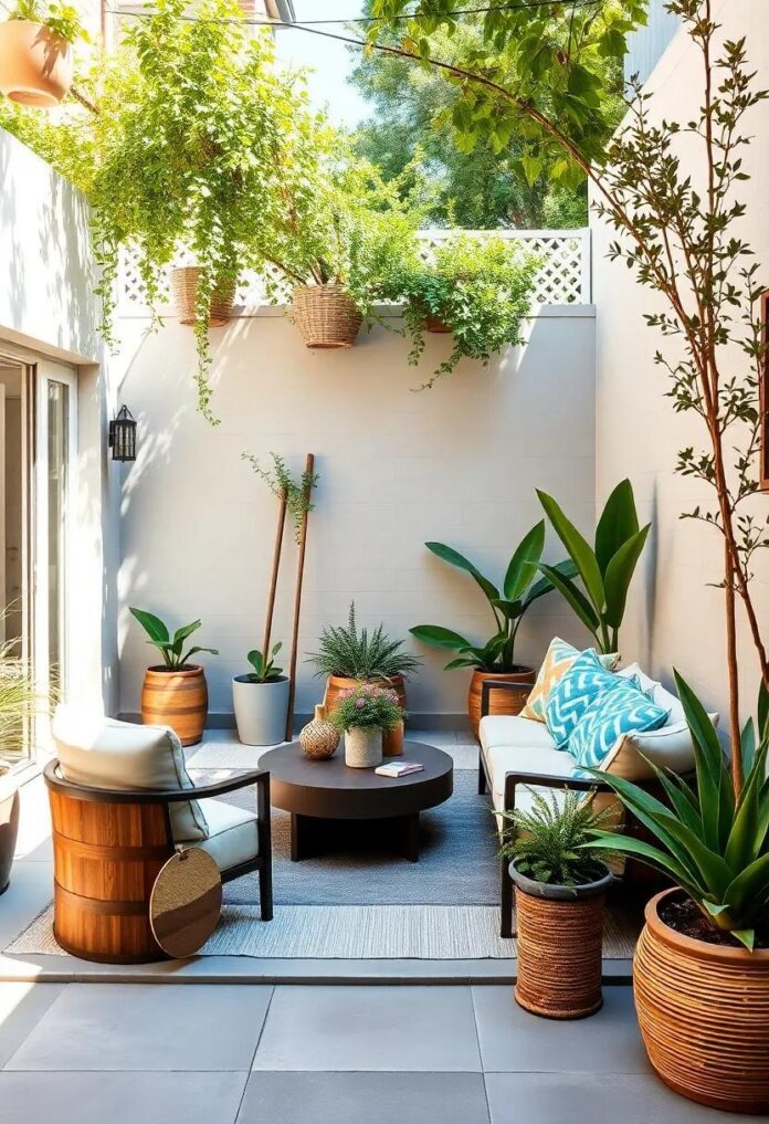 25 Stylish Small Patio Ideas to Transform Your Urban Backyard Into an Oasis