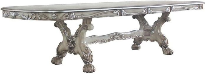 Our Honest Take on the Acme Dresden Dining Table in Vintage Bone White