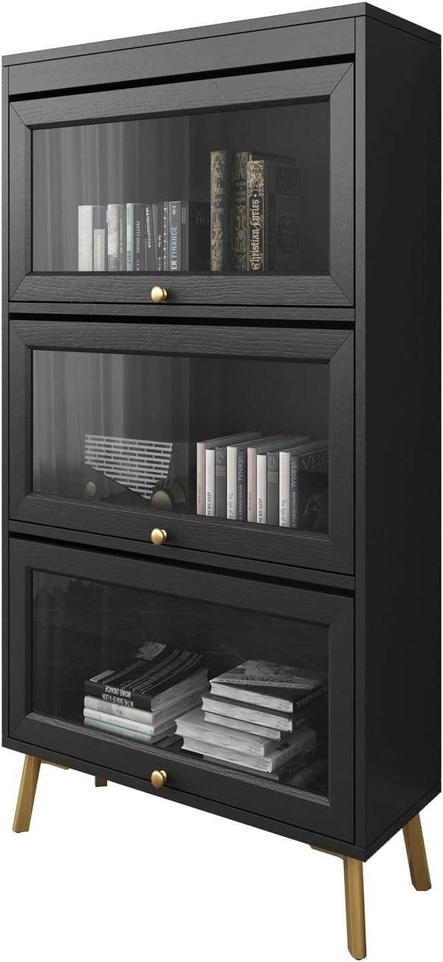 Our Honest Take on the Sleek Black Floor-to-Ceiling Bookcase