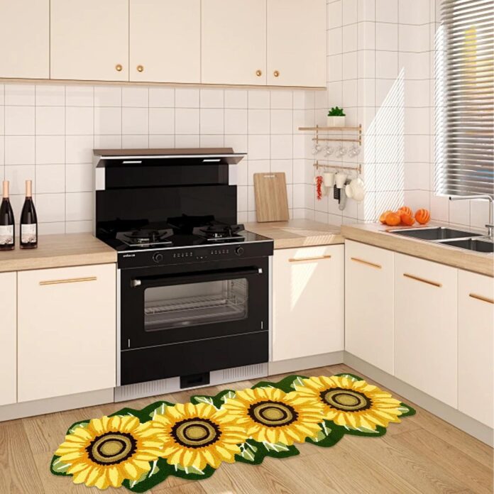 Why We Love the ABREEZE Sunflower Rug for Every Room