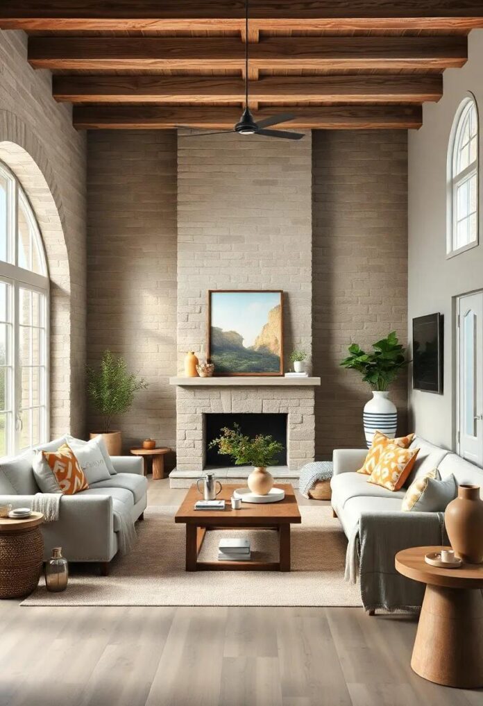 25 Charming Farmhouse-Inspired Country Living Room Ideas to Warm Your Home