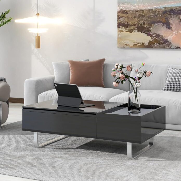 Our Review: Sleek, Practical Lift Top Coffee Table for Every Space