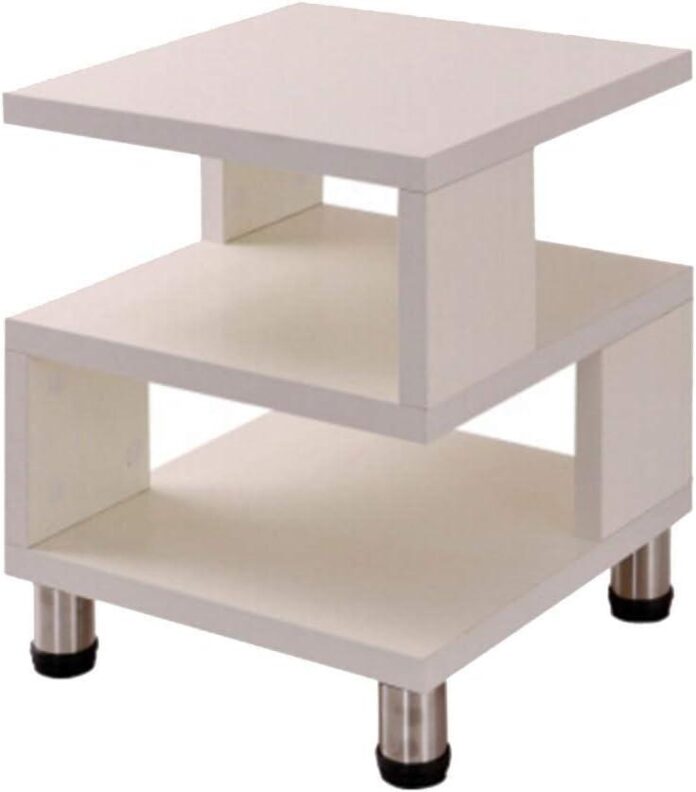 How We Organize Our Space with the S-Shape 2-Tier Table