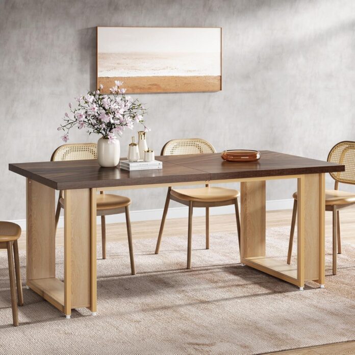 How We Found the Tribesigns 63″ Table Perfect for Our Cozy Meals