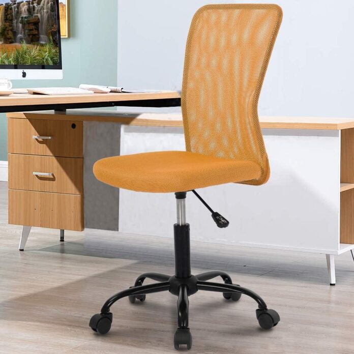 Why We Choose This Sleek Orange Mesh Office Chair for Comfort