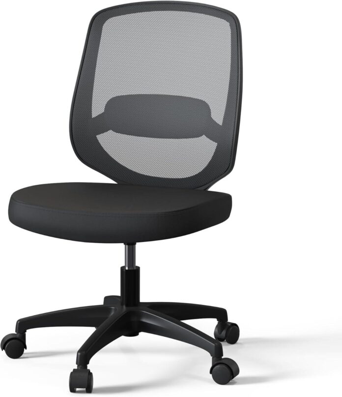 Why We Recommend This Adjustable Armless Mesh Desk Chair for Everyone