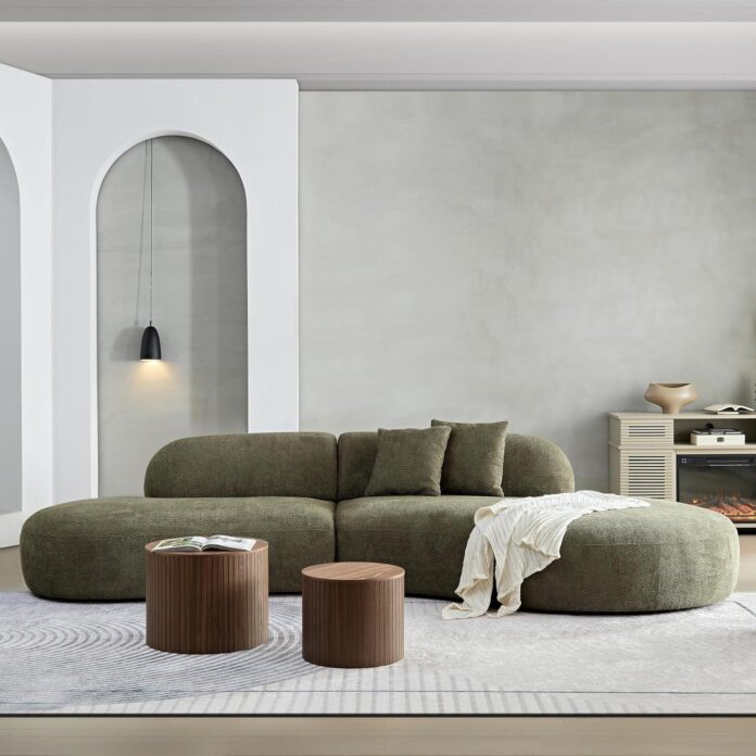 Our Take on the 135.4″ Curved Sectional Sofa: Style Meets Comfort