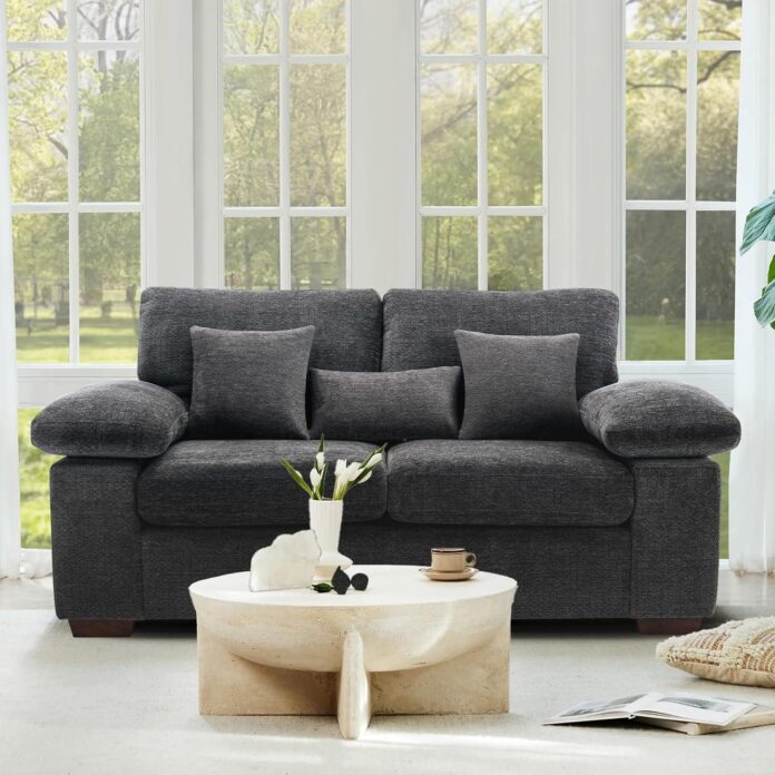 Our Honest Take on the Cozy 73″ Chenille Loveseat Sofa