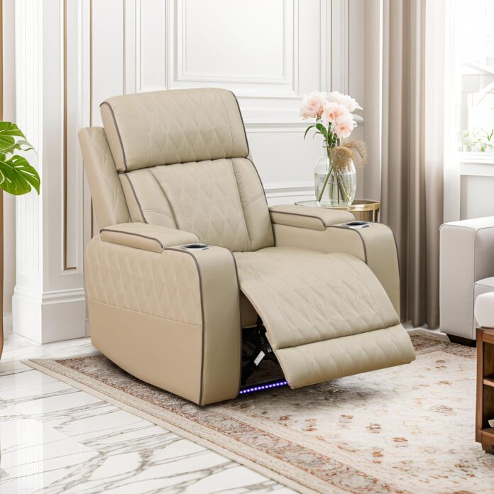 Luna Power Recliner Review: Comfort, Style, and LED Ambiance